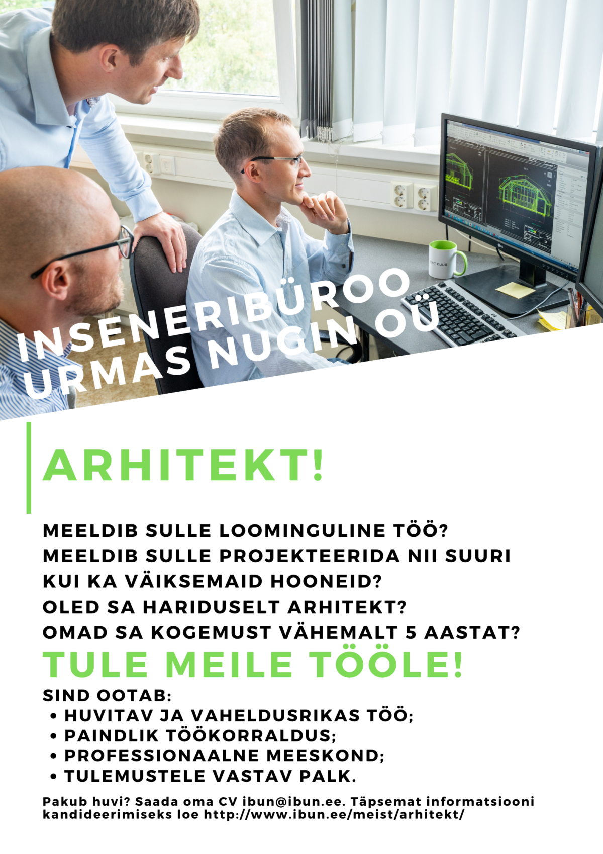 Arhitekti töökuulutus