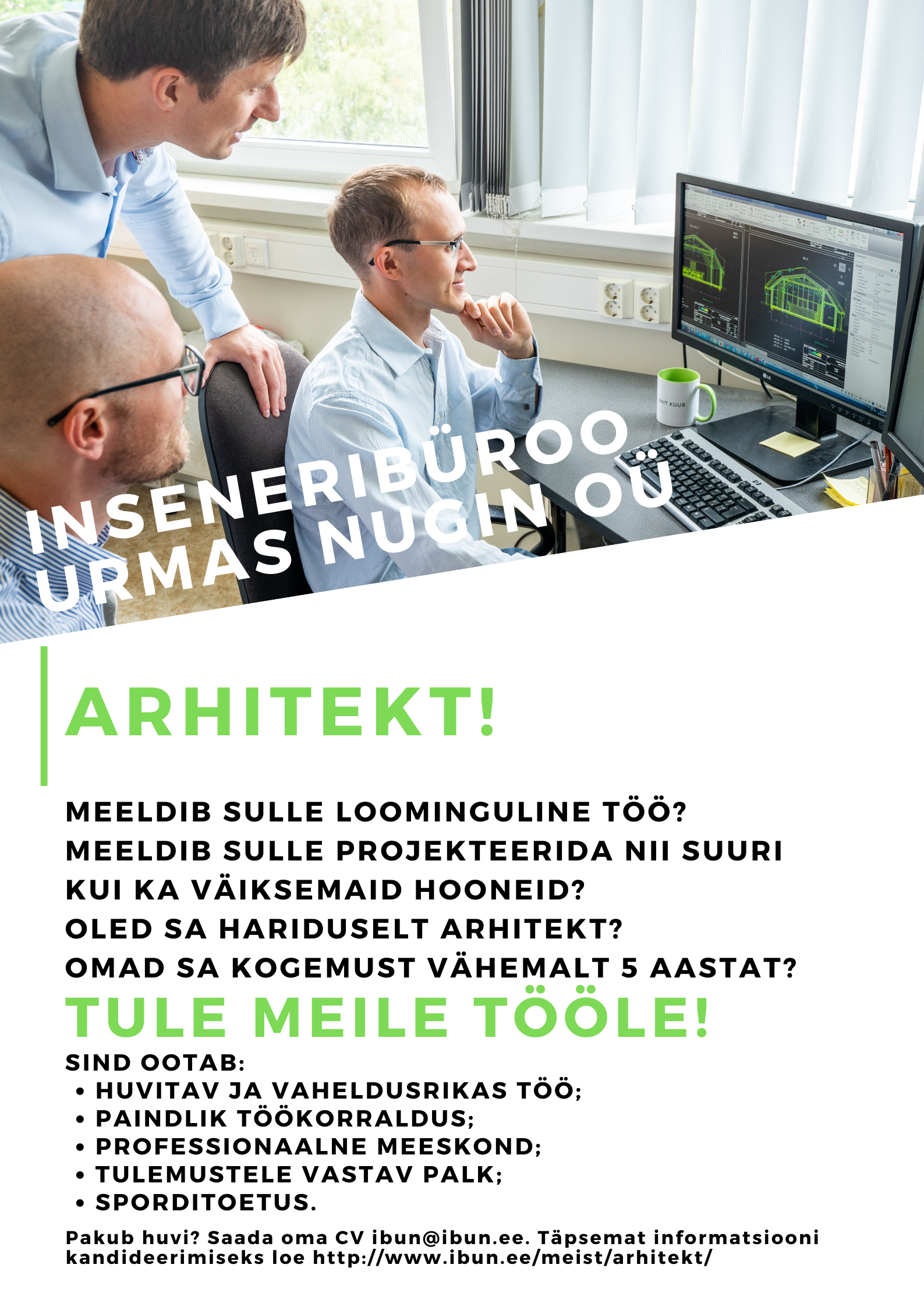Arhitekti töökuulutus