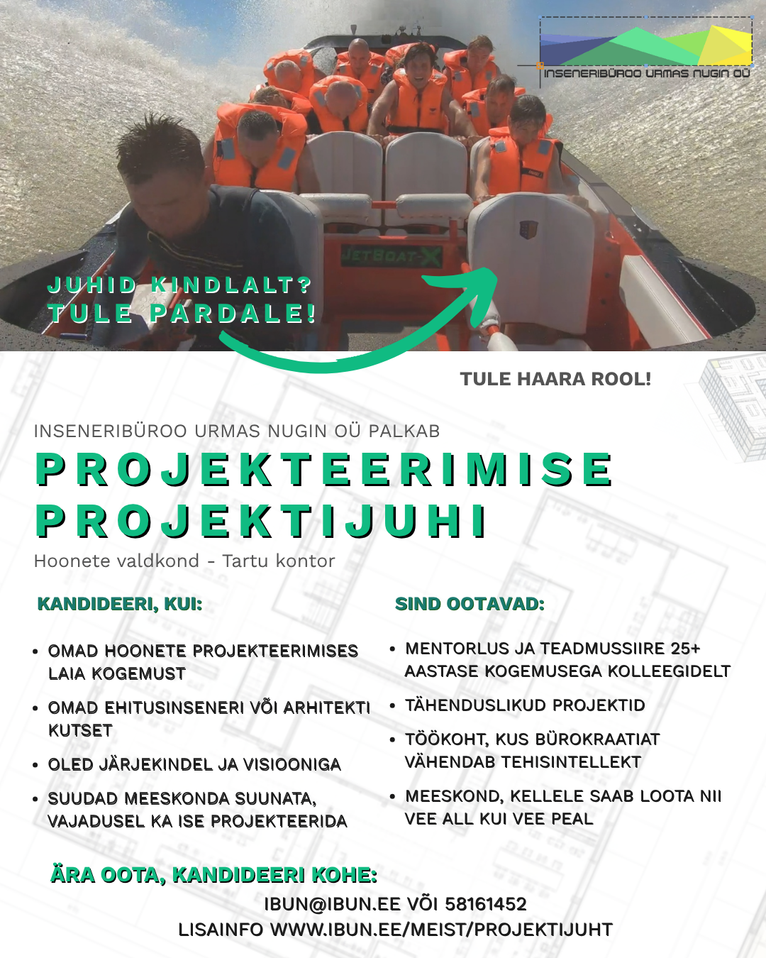 Tööpakkumine peaprojekteerijaleprojektijuhile
